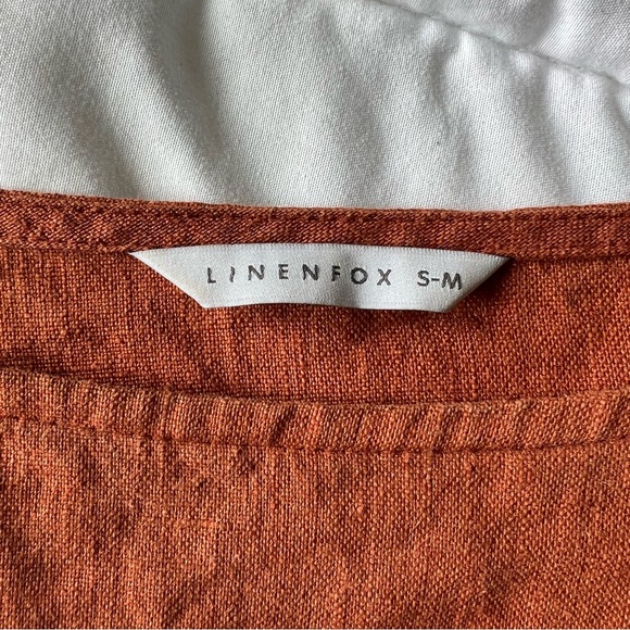 Linenfox Terra Cotta Mona Top S-M - Picture 2 of 8